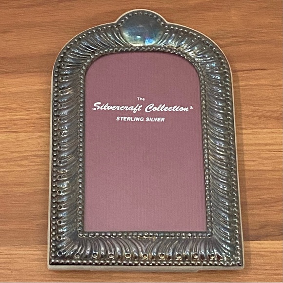 Vintage Silvercraft Collection Sterling Silver Standing Picture Frame - Picture 3 of 9